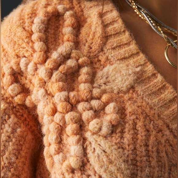 NWT Anthropologie Bauble V-Neck Sweater size S - Picture 3 of 12